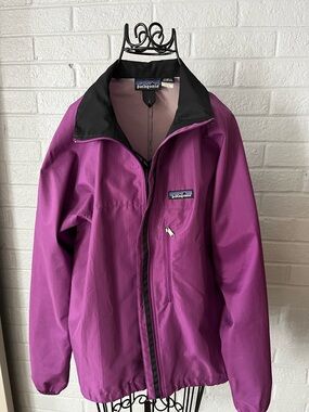 Patagonia Women's Purple Jacket with Black Trim